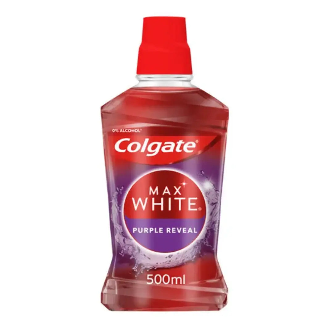Colgate Bain de bouche Max White Purple Reveal 500 ml WISDOM