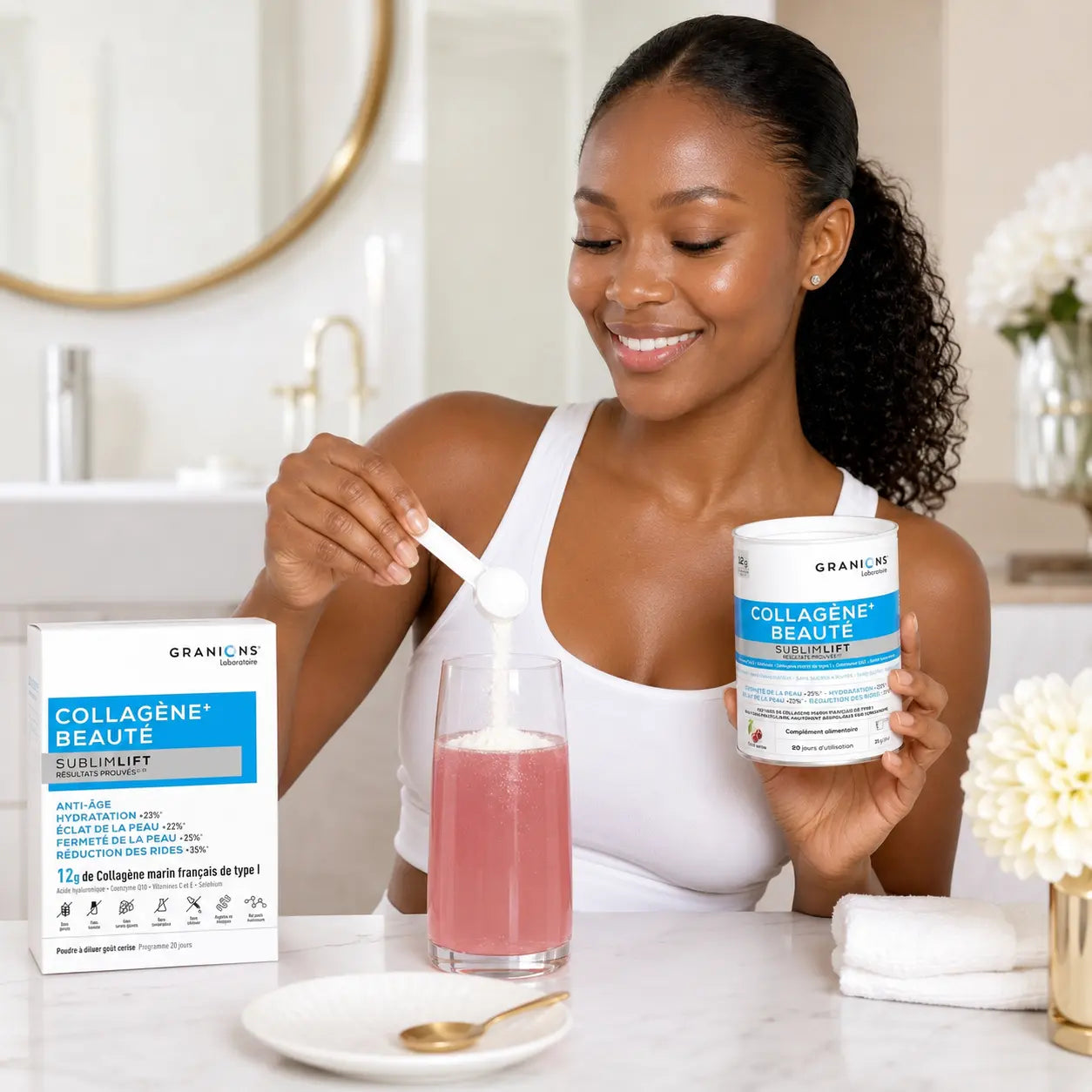 Collagène+ Beauté SublimLift Granions — Cure Anti-Âge Collagène Marin Français Type I — 300 g