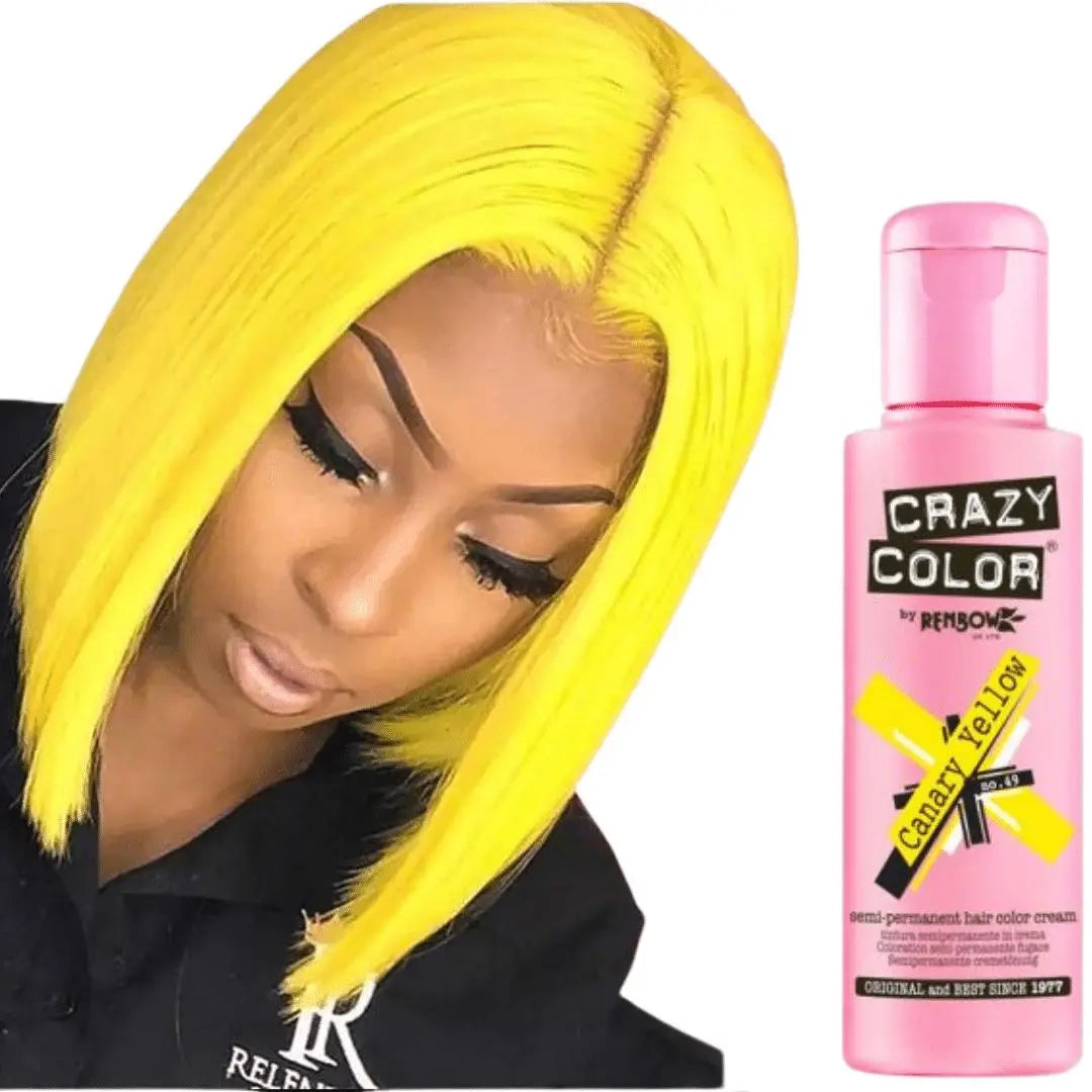 Coloration Crazy Caution UV - JAUNE CRAZY COLOR