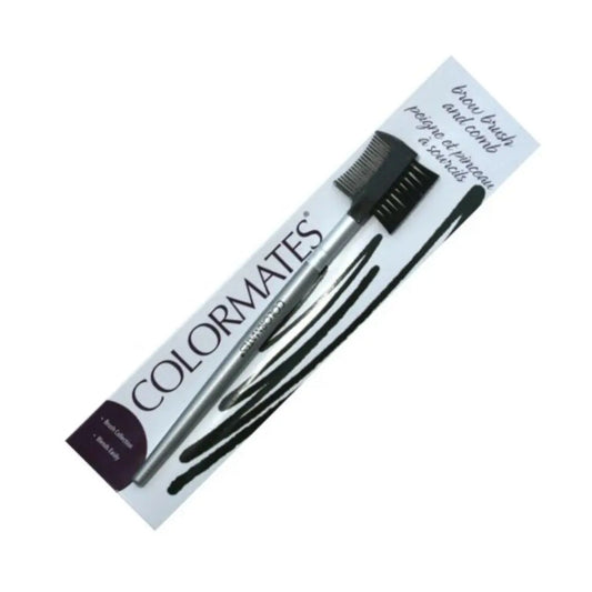 Colormates peigne et brosse à sourcils & cils 14cm Colormates