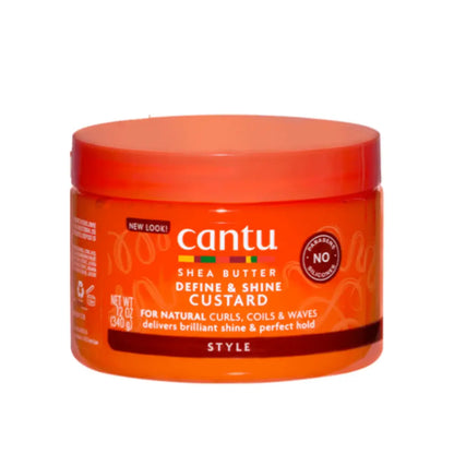 Crème définition & brillance boucles 340g (Define & Shine Custard) CANTU