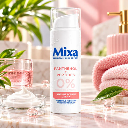 Crème Apaisante Mixa Anti-Réaction — Panthénol & Peptides — 50 ml