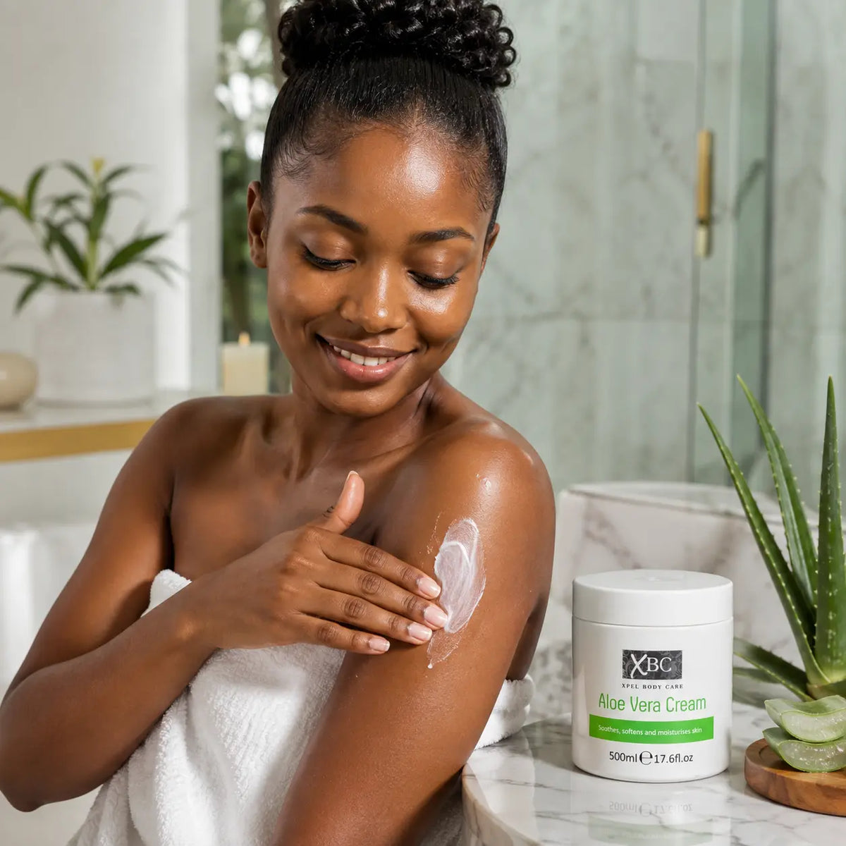 Crème corps aloe vera XBC adoucissante & hydratante — 500 ml