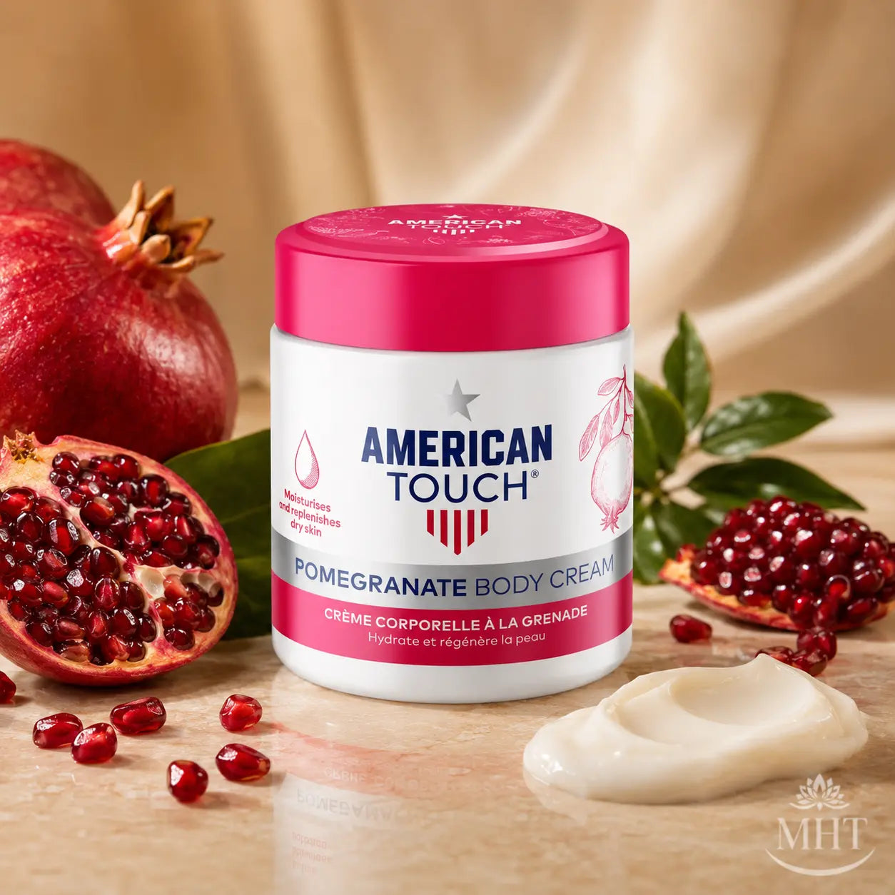 Crème Corps American Touch Pomegranate — 300 ml