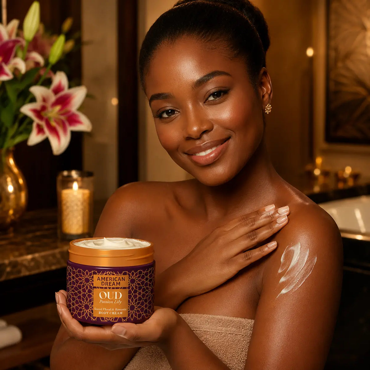 Crème Corps Parfumée American Dream Oud Passion Lily