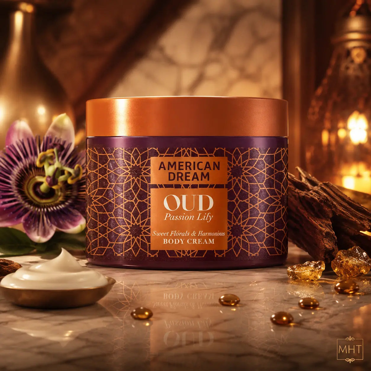 Crème Corps Parfumée American Dream Oud Passion Lily