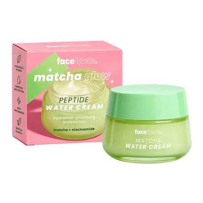 Crème Hydratante Gel-Eau Face Facts Matcha Glow — Peptides & Niacinamide — 50 ml