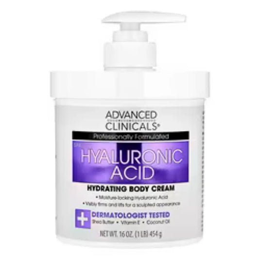 Crème Hydratante Instantanée à l’Acide Hyaluronique 454 g ADVANCED CLINICALS