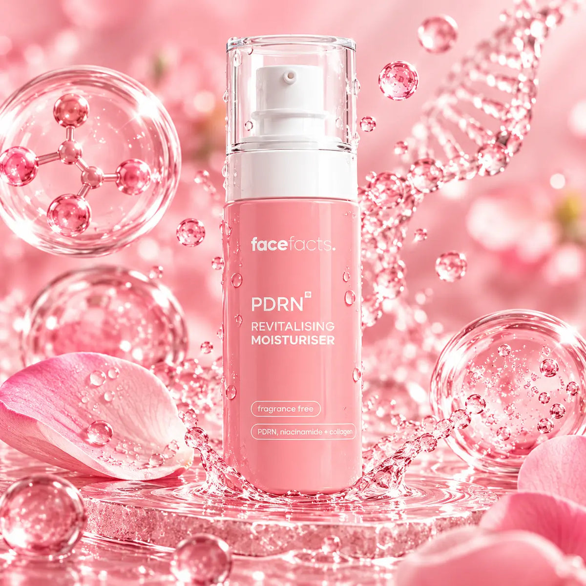 Crème Hydratante Revitalisante Face Facts PDRN — Éclat — 80 ml