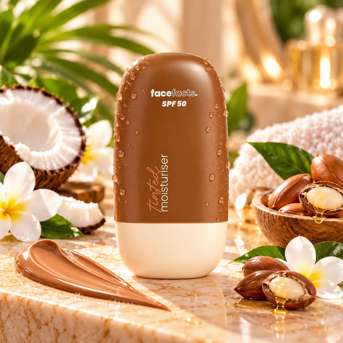 Crème Hydratante Teintée Face Facts SPF 50 — Teinte Foncée (Dark) — 50 ml
