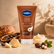 Charger l'image dans la galerie, Crème Mains Vaseline Intensive Care Cocoa Hydrate — 75 ml