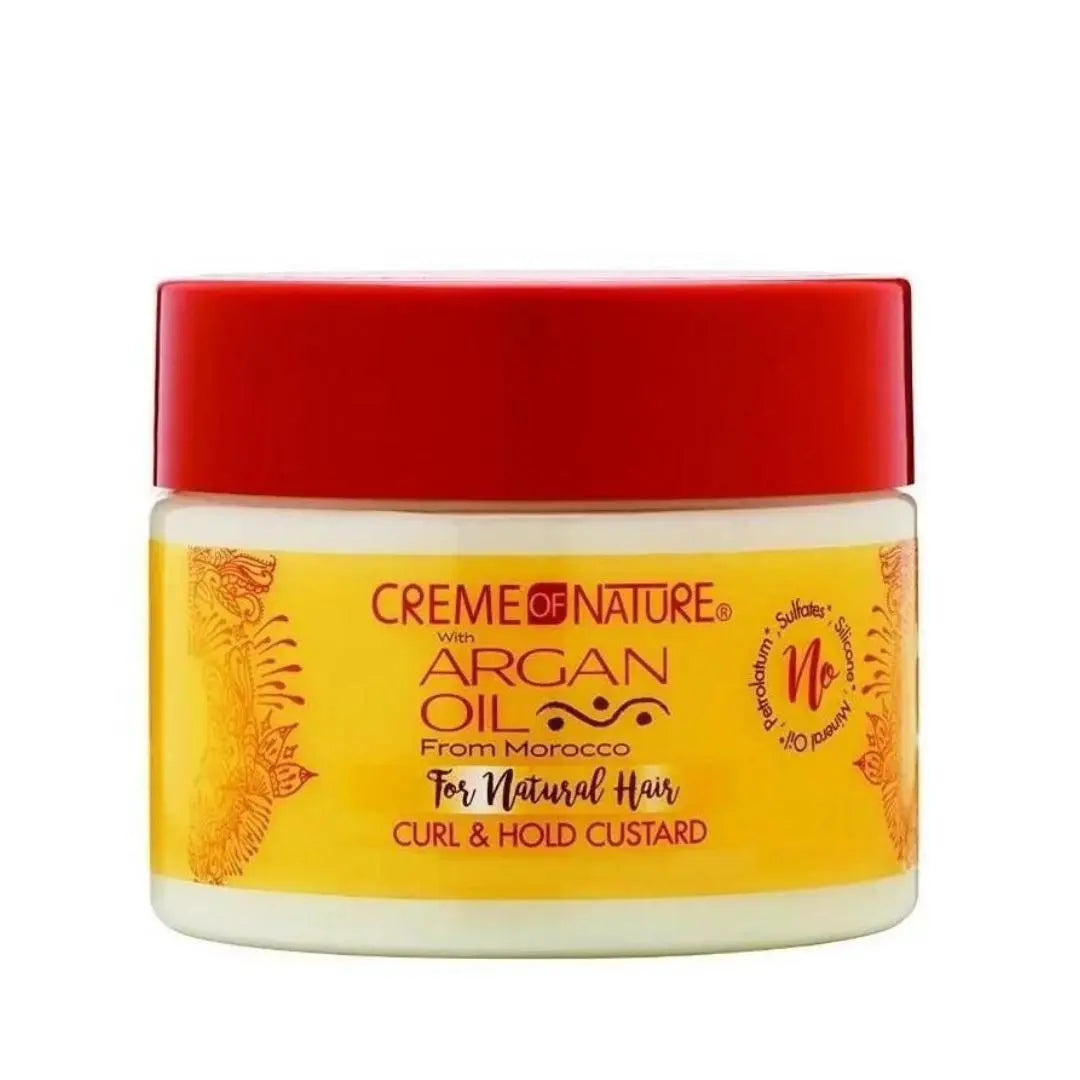 Creme Of Nature Argan Oil Gel Définition Boucle curl & Hold Custard CREME OF NATURE