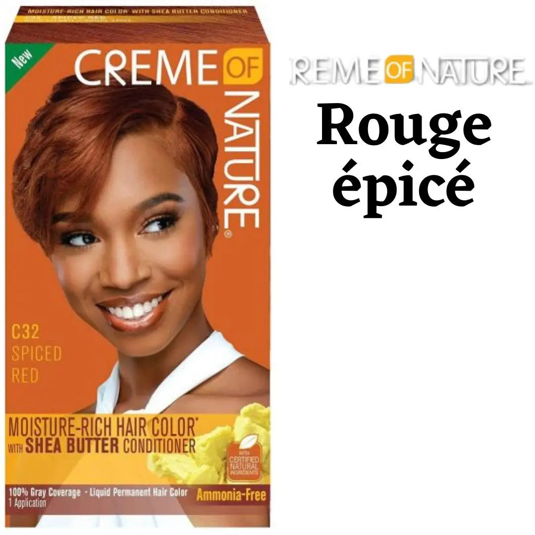 Creme Of Nature - C32 Rouge épicé Moisture-Rich Hair Color CREME OF NATURE