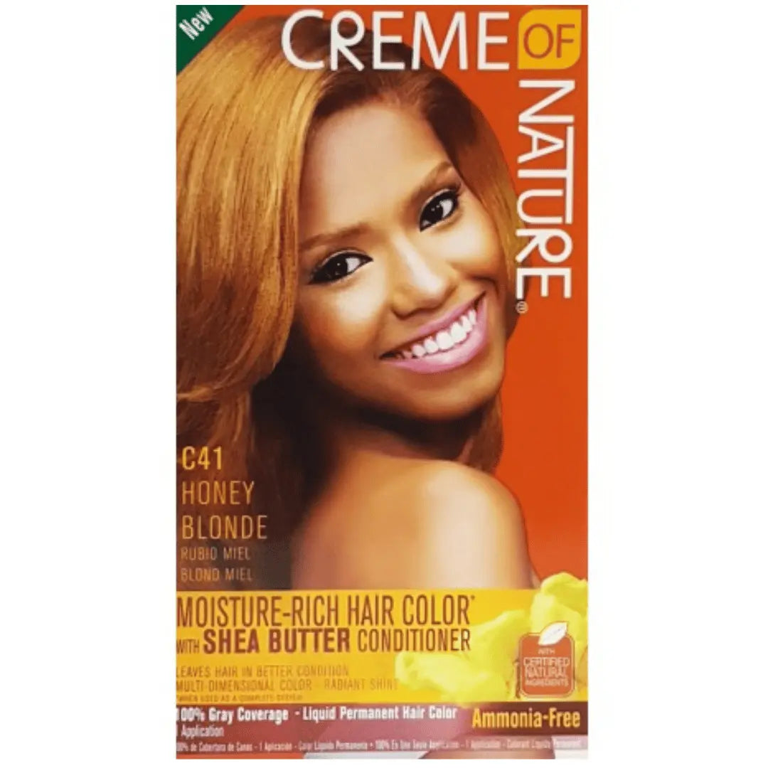 Creme Of Nature Permanent Couleur de cheveux crème de la nature C41 - Honey Blonde CREME OF NATURE COL