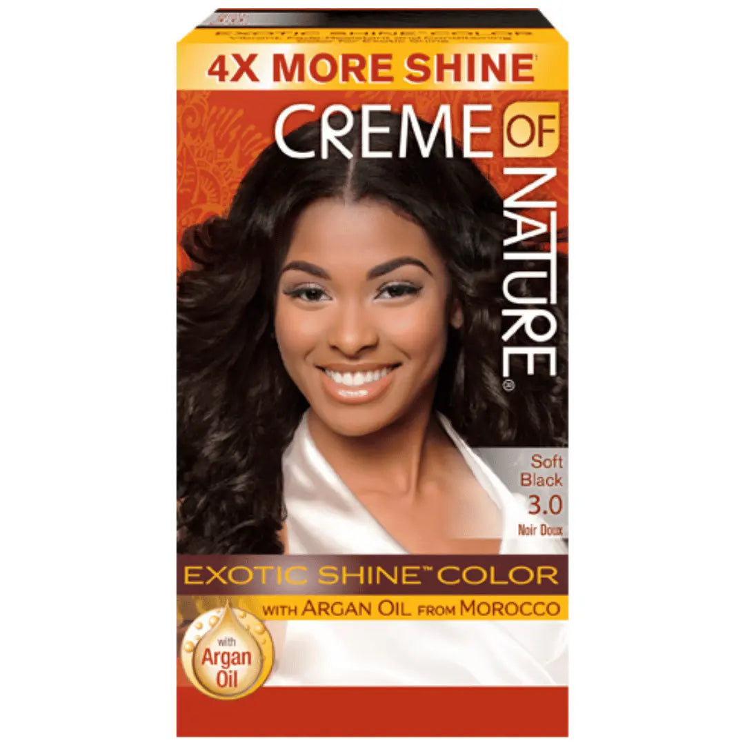 Creme Of Nature Permanent Couleur de cheveux crème de la nature SOFT BLACK 3.0 CREME OF NATURE COL