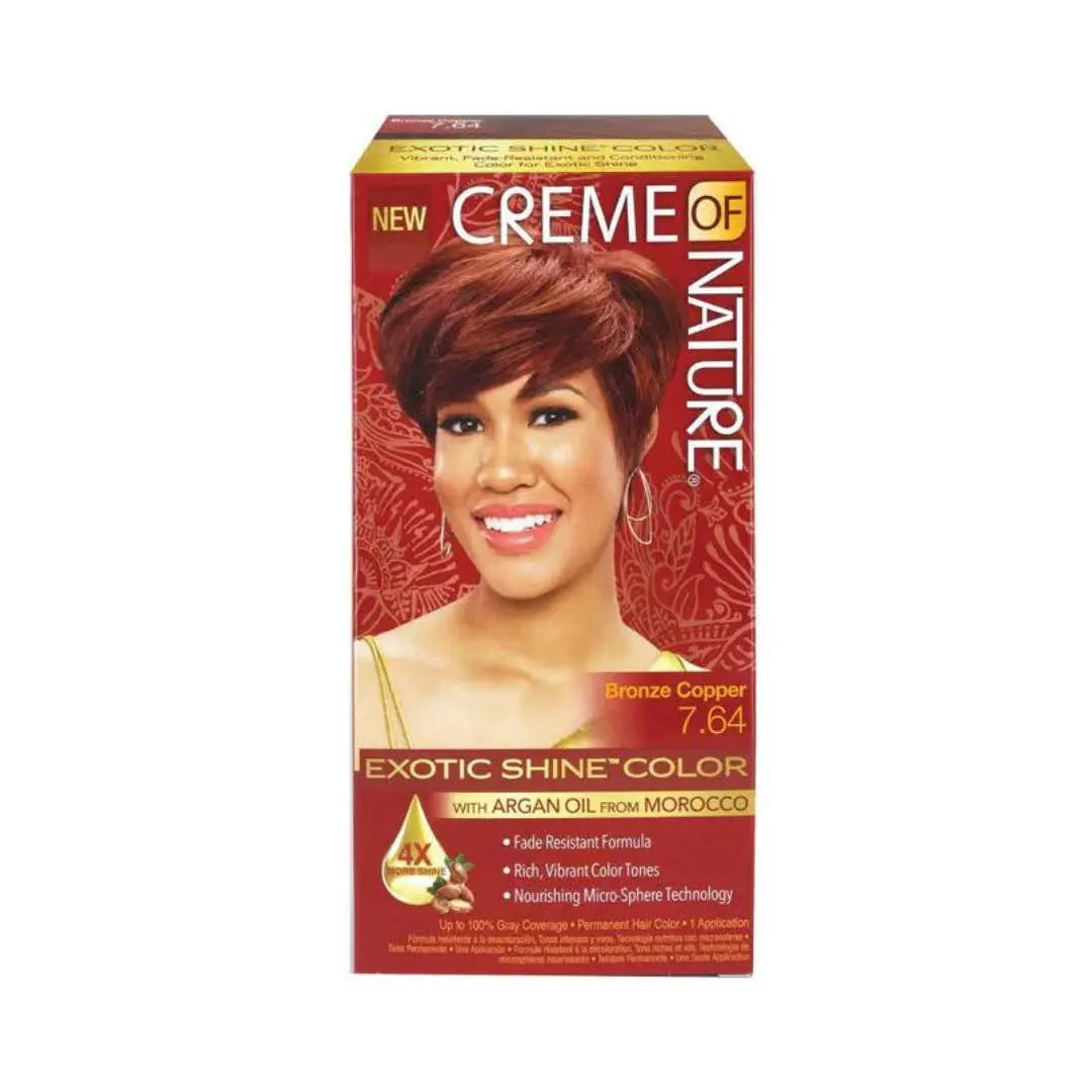 Creme Of Nature teinture Bronze Copper 7.64 CREME OF NATURE