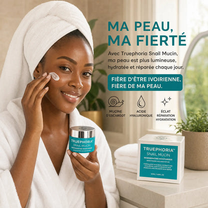 Crème Régénérante Truephoria Snail Mucin – Bave d'Escargot & Acide Hyaluronique 50 ml