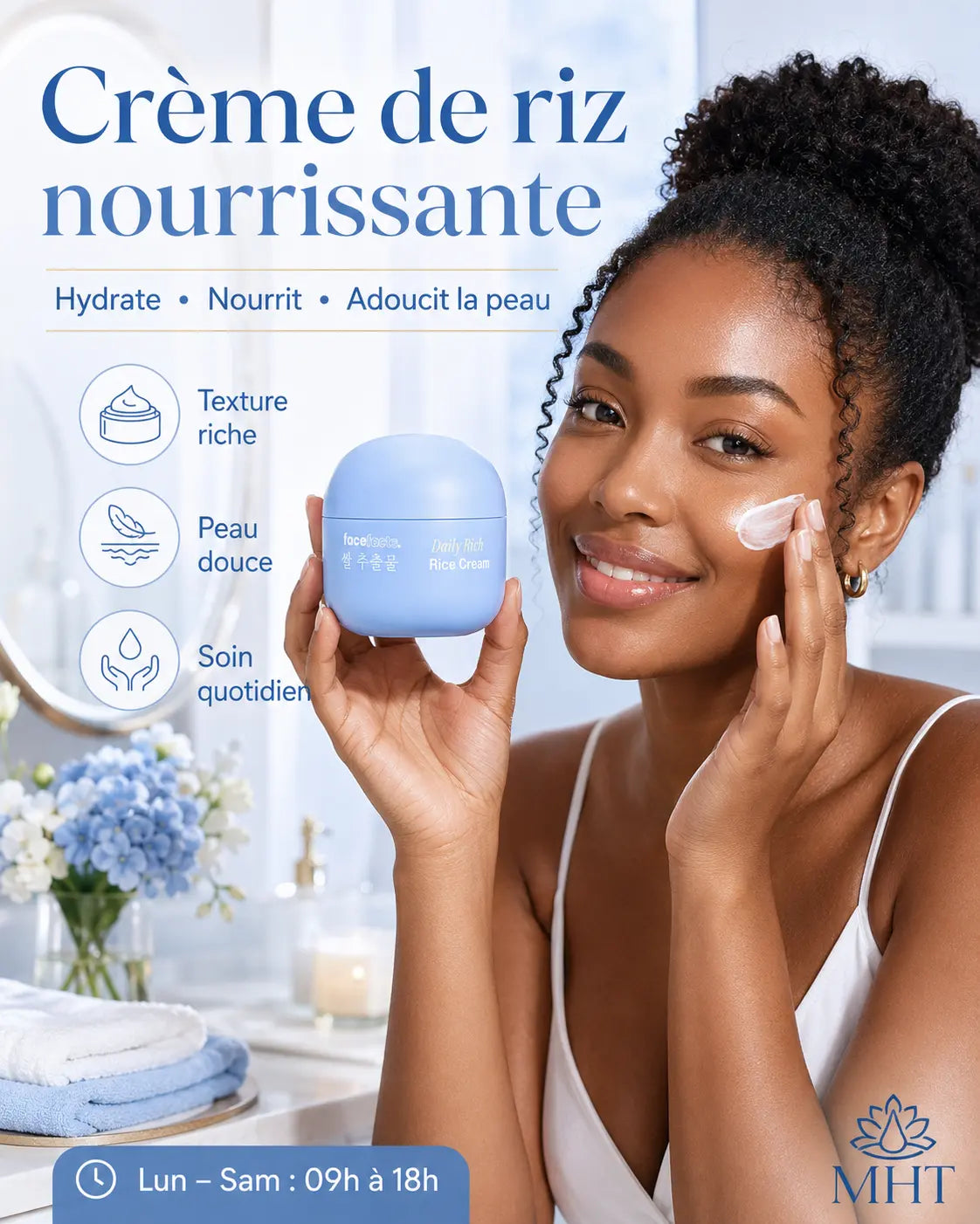 Crème Visage Riche Face Facts Rice Cream — 100 ml