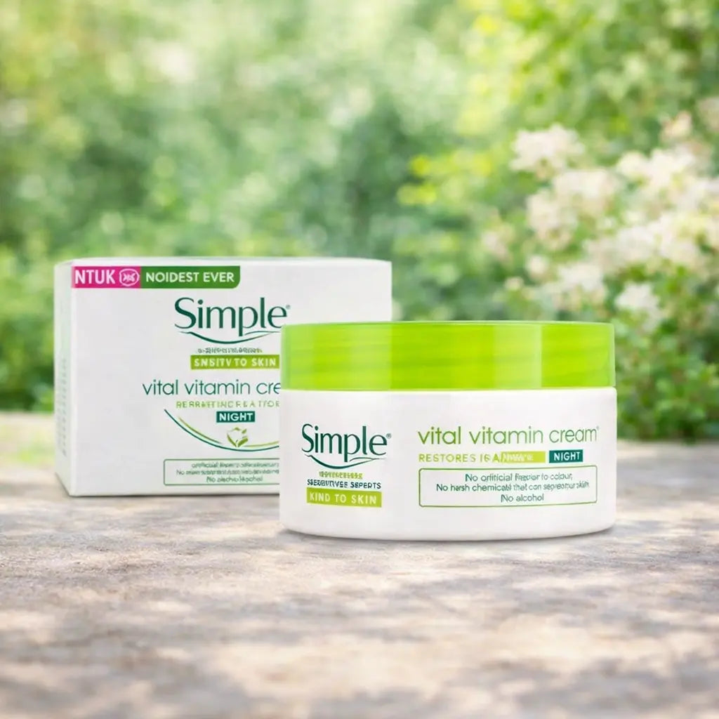 Crème de Nuit Simple Vitamines Essentielles — 50 ml