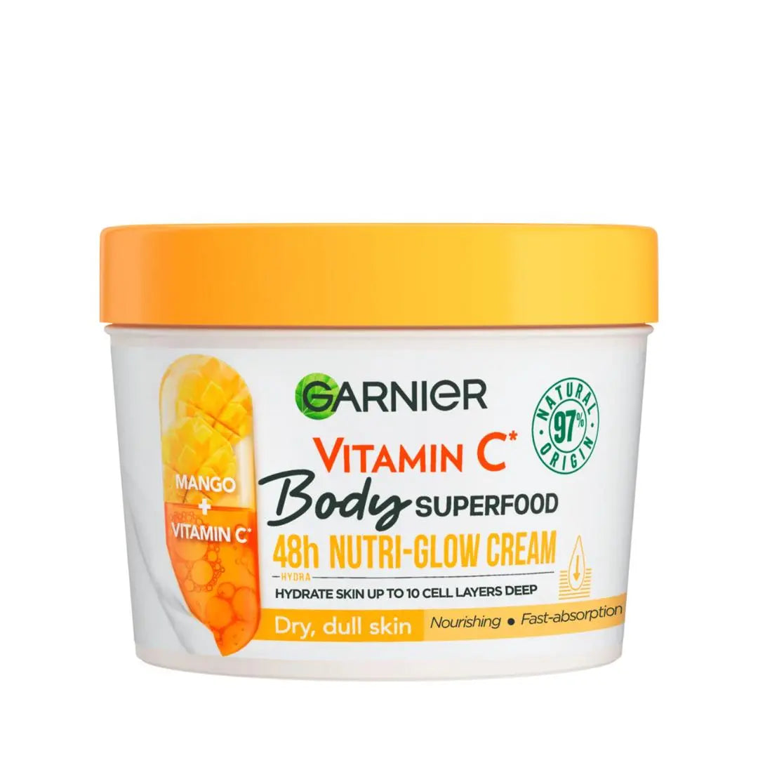 Crème corporelle hydratante à la mangue + vitamine C 300 ml GARNIER