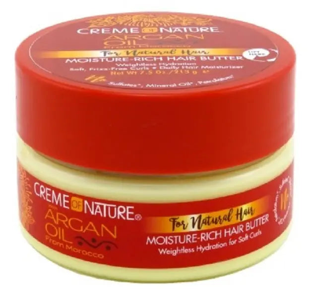 Creme hydratan Pour cheveux riche en huile d'argan CREME OF NATURE