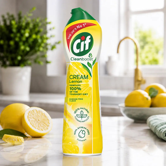 Crème nettoyante abrasive Cif Cleanboost Lemon — 500 ml