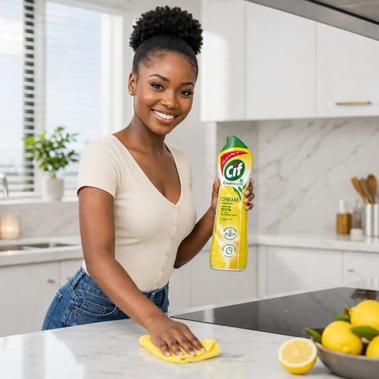Crème nettoyante abrasive Cif Cleanboost Lemon — 500 ml