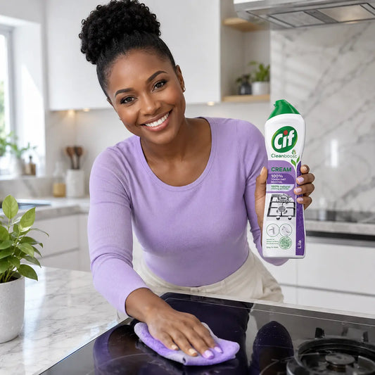Crème nettoyante abrasive Cif Cleanboost Lila — 500 ml