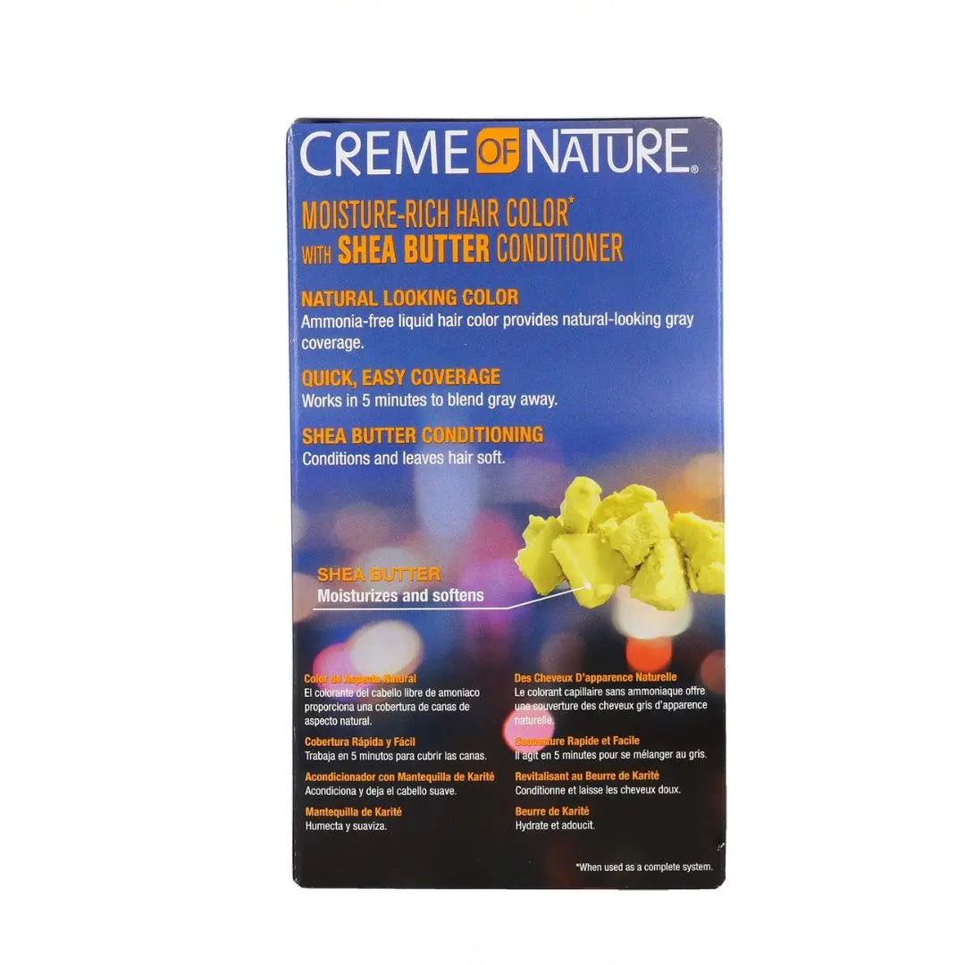 Creme of Nature Coloration Super Revitalisante sans Ammoniaque Châtain Foncé CREME OF NATURE