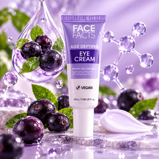Crème Contour des Yeux Anti-Âge Face Facts Baies d'Açaï — 25 ml