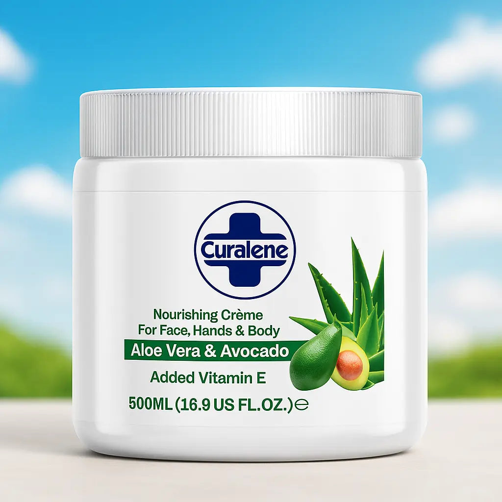 Curalene – Nourishing Crème Aloe Vera & Avocat (Vitamine E) – 500 ml CURALENE