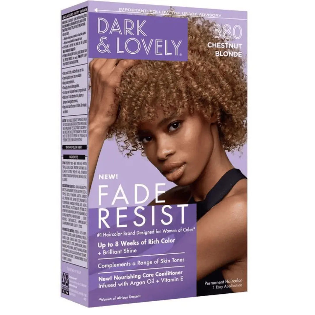 Dark & Lovely Fade Resist Rich Conditioning Hair Color, 380 Blonde Chataigne DARK & LOVELY COL