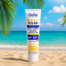 Charger l&#39;image dans la galerie, Delia Cosmetics – Protection Solaire+ SPF 50 (100 ml) – Visage &amp; Corps delia
