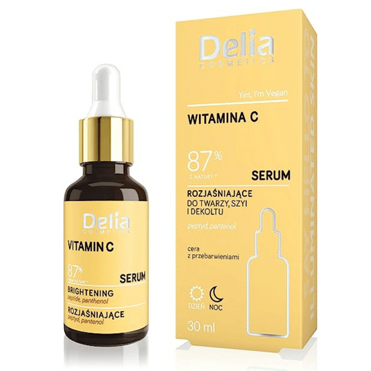 Delia Sérum Clarifiant  Visage, Cou & Décolleté à la Vitamine C 30 ml delia