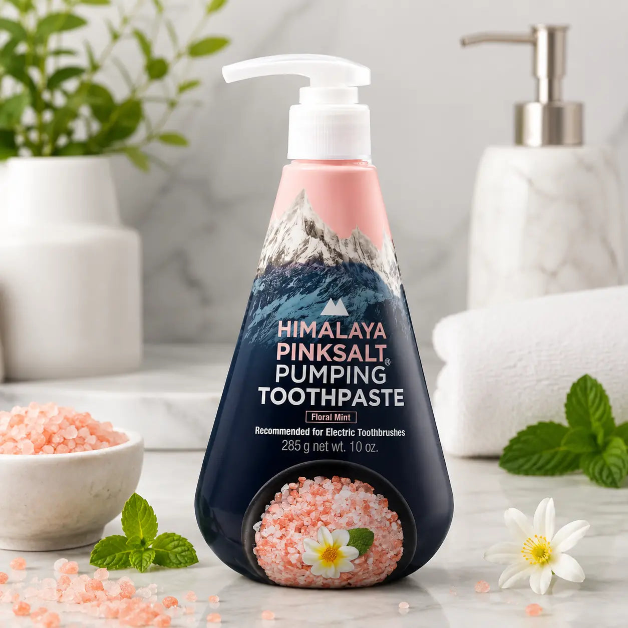 Dentifrice Himalaya Pinksalt Pumping Floral Mint — 285 g