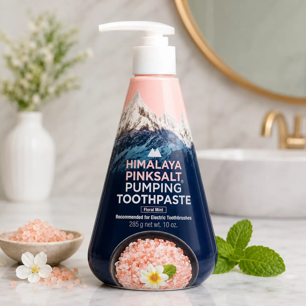 Dentifrice Himalaya Pinksalt Pumping Floral Mint — 285 g