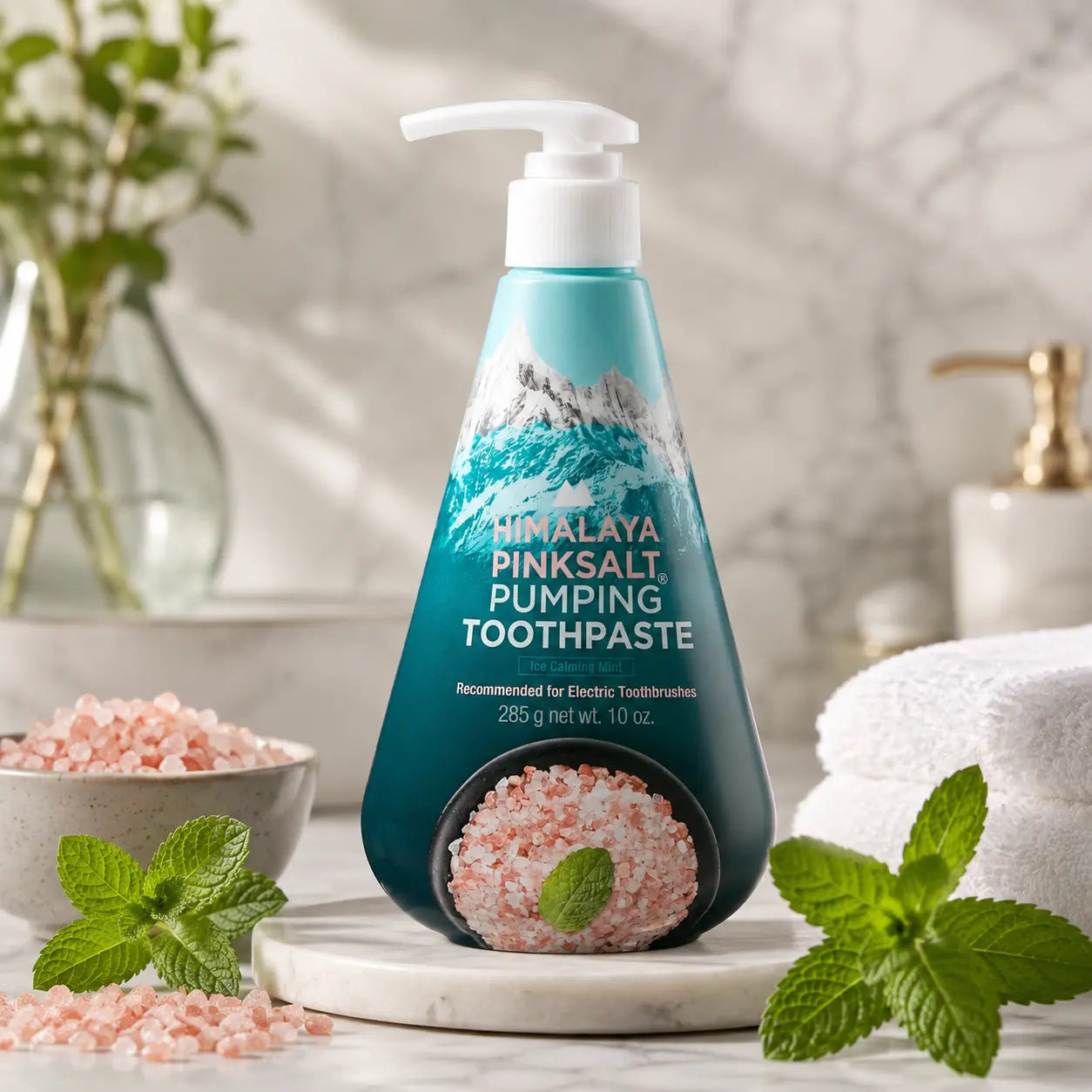Dentifrice Himalaya Pinksalt Pumping Ice Calming Mint — 285 g