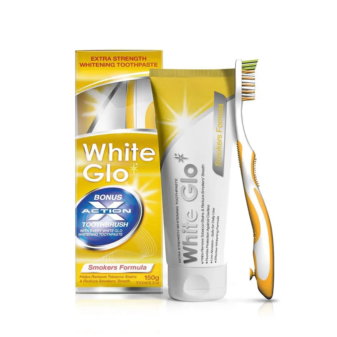 Dentifrice blanchissant Formule pour fumeurs 150 G WHITE GLO