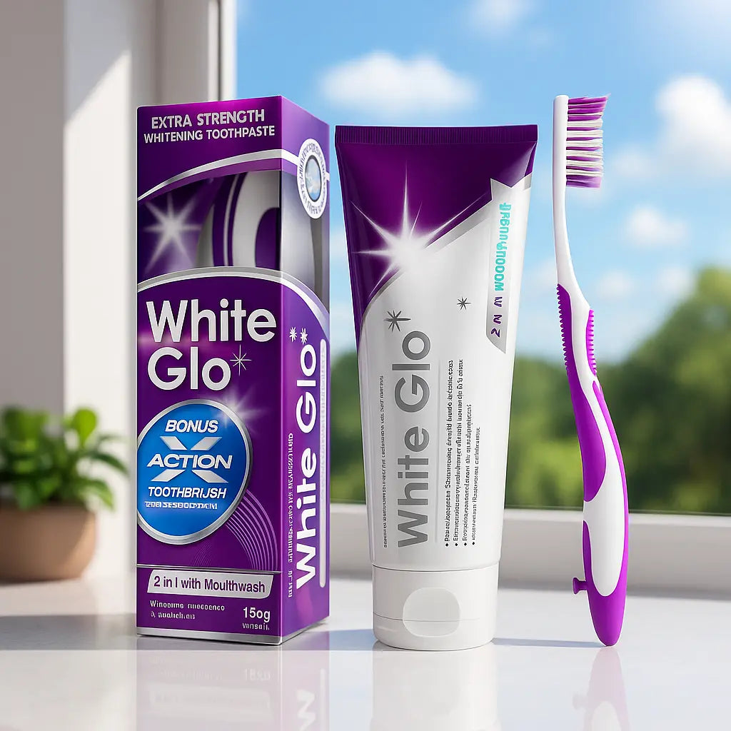 Dentifrice blanchissant White Glo 2in1 150 g WHITE GLO