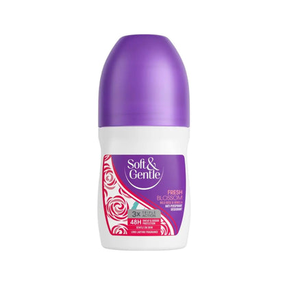 Déodorant anti-transpirant Fresh Blossom Rose sauvage et vanille 50 ml SOFT & GENTLE