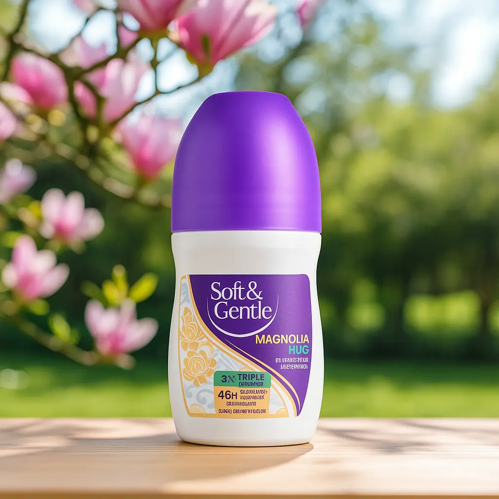 Déodorant anti-transpirant Magnolia Hug Poire & Magnolia 50 ml SOFT & GENTLE