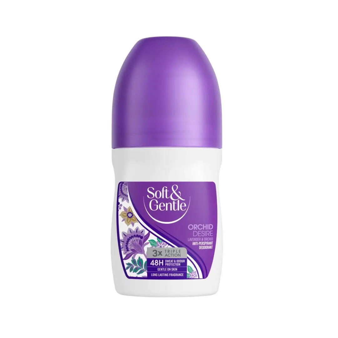 Déodorant anti-transpirant à la lavande et à l'orchidée Orchid Desire 50 ml SOFT & GENTLE