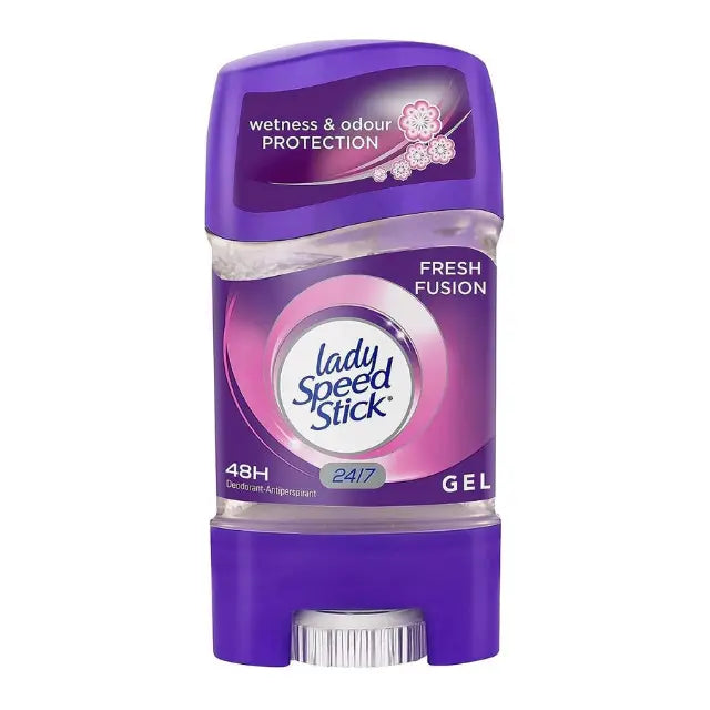Déodorant en gel poudre sèche invisible Lady Speed Stick, Fresh Fusion pour femme 65 G LADY SPEED STICK