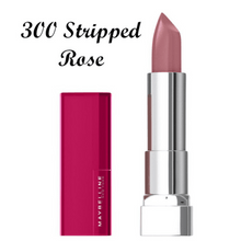 Charger l&#39;image dans la galerie, Copie de Maybelline Color Sensational Rouge à Lèvres Crème 300 Stripped Rose
