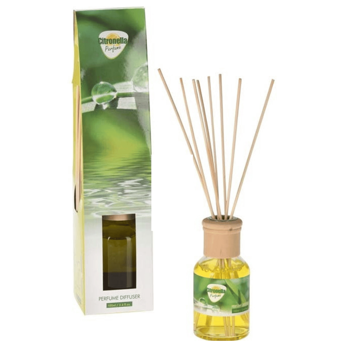 Désodorisant CITRONELLA, avec bâtons, diffuseur d'arômes 100 ML CITRONELLA PERFUME