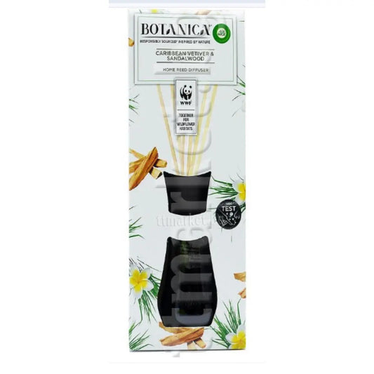 Diffuseur de roseaux Botanica Caribbean Vetiver & Santal 42 ml BOTANICA