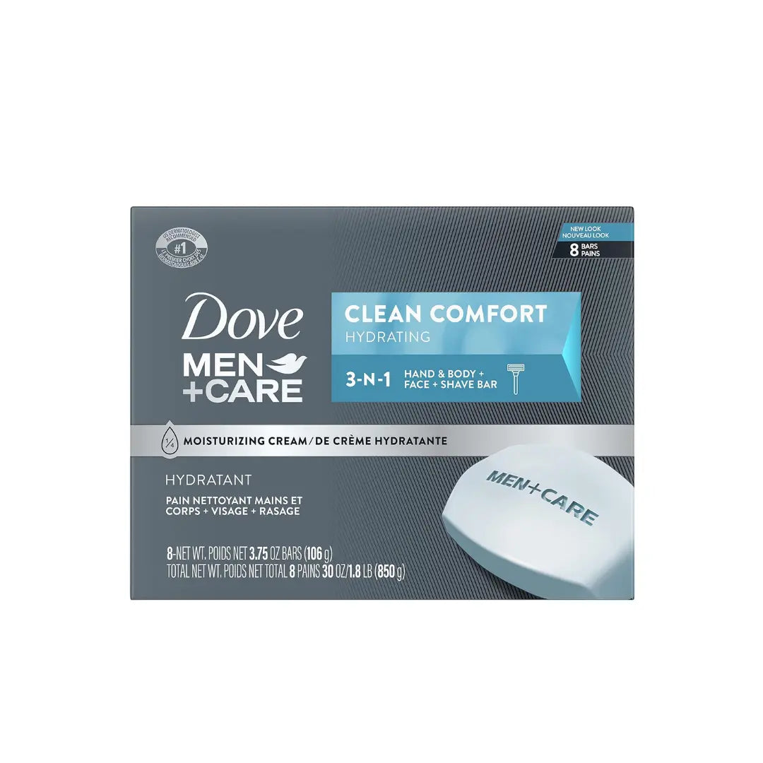 Dove Men+Care Pain de savon pour le corps et le visage DOVE