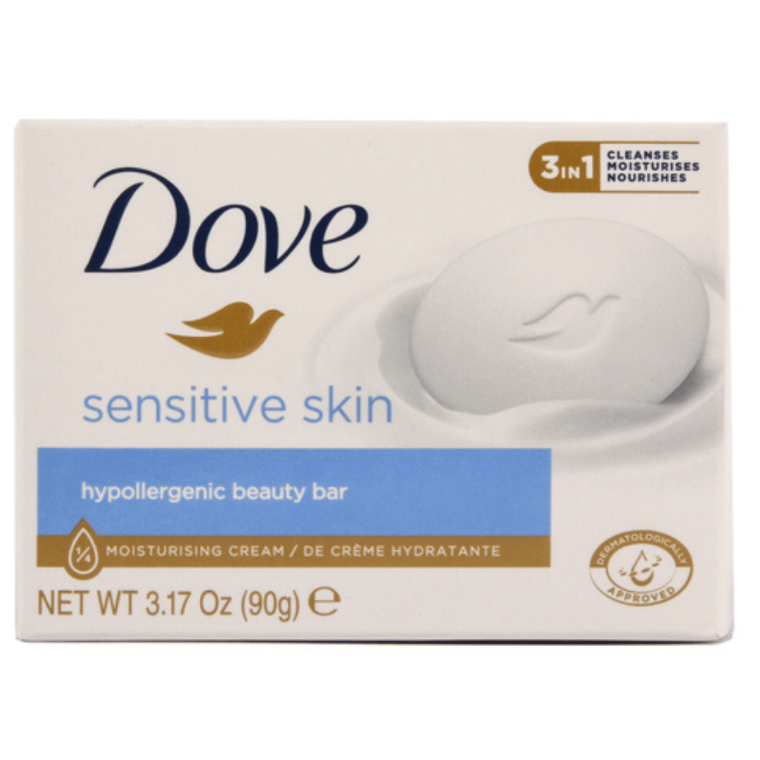 Dove Skin Sensitive Soap 90g x 4 DOVE