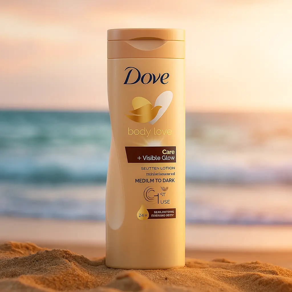 Dove Visibleglow Lotion autobronzante Medium à Foncé 400 ml DOVE