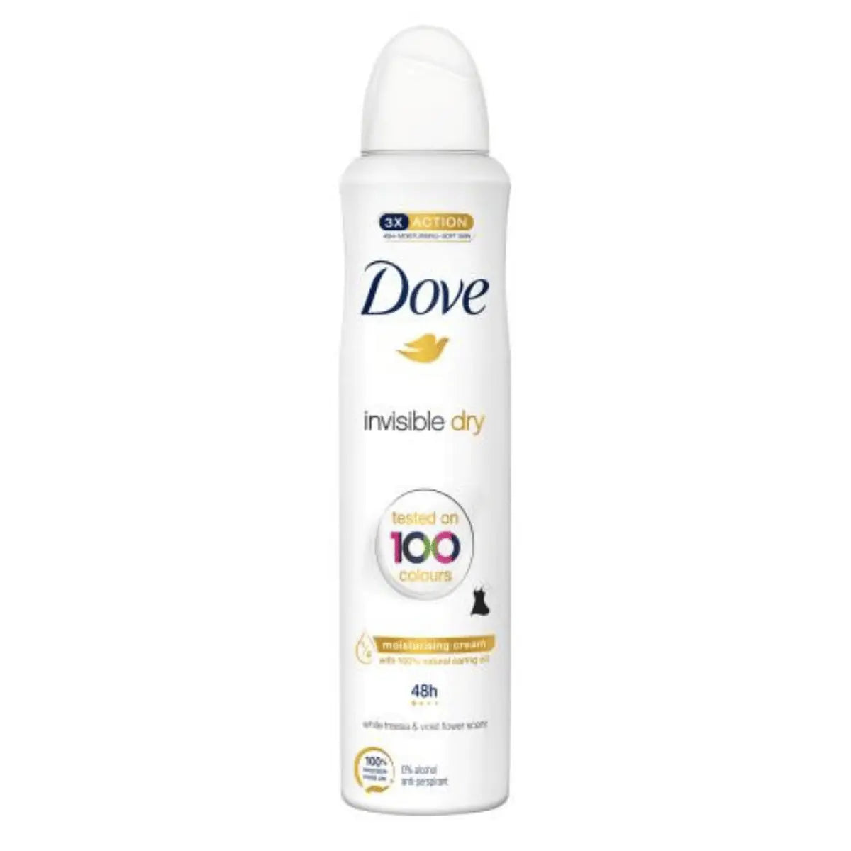 Dove spray déodorant 250 ml.  Sec invisible. DOVE